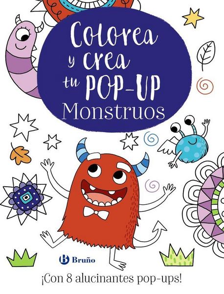 Produktbild: Colorea y crea tu pop-up. Monstruos