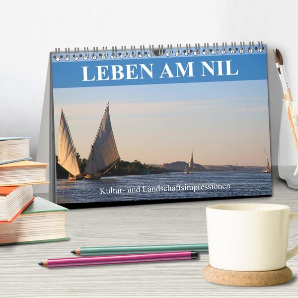 Produktbild: Leben am Nil - Kultur- und Landschaftsimpressionen (Tischkalender 2026 DIN A5 quer), CALVENDO Monatskalender