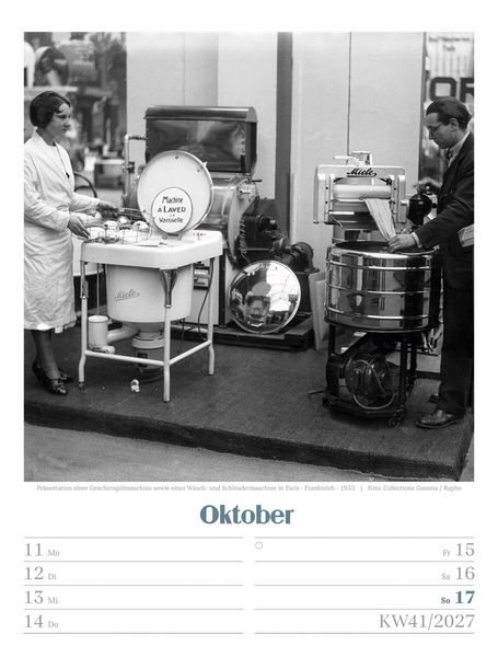 Produktbild: Die gute alte Zeit Wochenplaner Kalender 2027