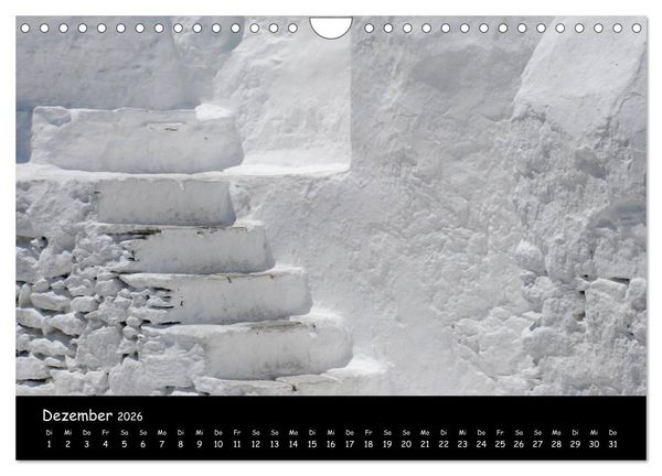 Produktbild: Mykonos - Stille Ecken (Wandkalender 2026 DIN A4 quer), CALVENDO Monatskalender