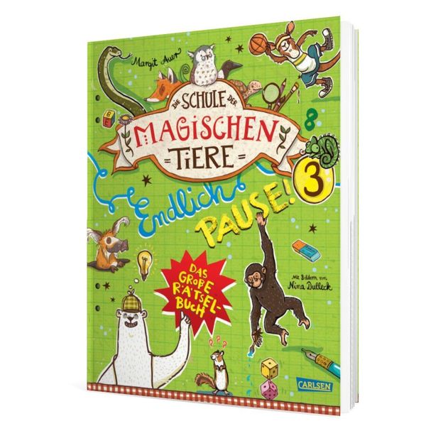 Produktbild: Die Schule der magischen Tiere: Endlich Pause! Das gro&szlig;e R&auml;tselbuch Band 3