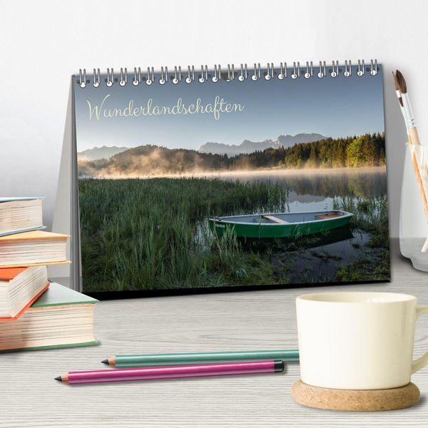 Produktbild: Wunderlandschaften (Tischkalender 2026 DIN A5 quer), CALVENDO Monatskalender