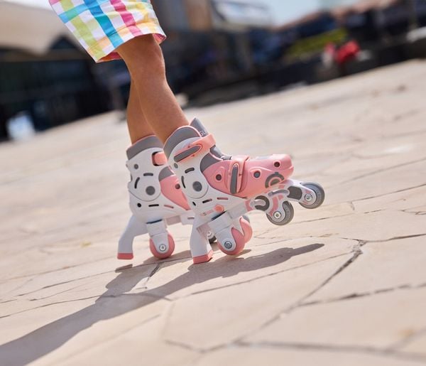 Produktbild: GLOBBER LEARNING SKATES 2in1 pastellrosa, Gr. 26-29