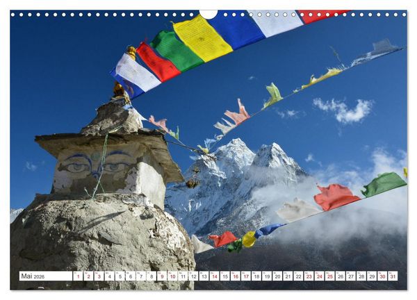 Produktbild: Im Reich des Sagarmatha (Wandkalender 2026 DIN A3 quer), CALVENDO Monatskalender