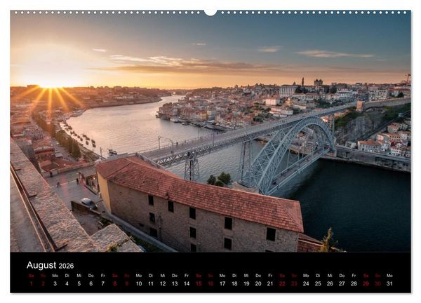Produktbild: Portugisische Landschaften (Wandkalender 2026 DIN A2 quer), CALVENDO Monatskalender