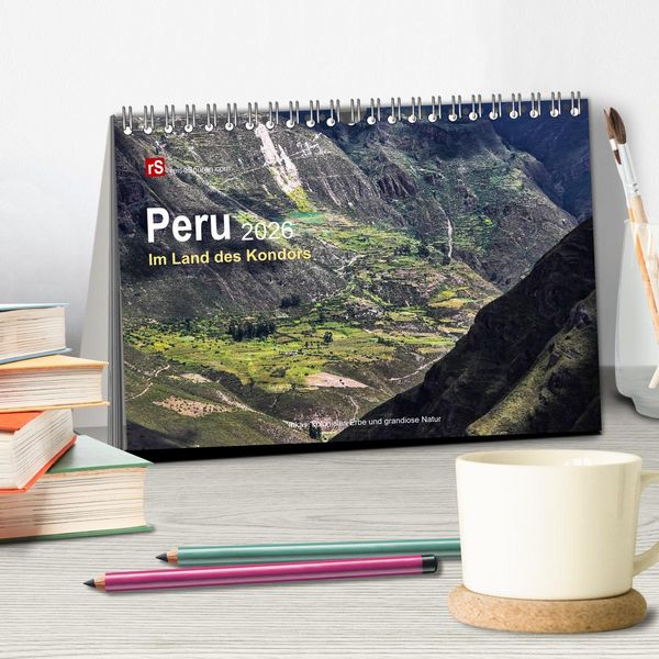 Produktbild: Peru 2026 Im Land des Kondors (Tischkalender 2026 DIN A5 quer), CALVENDO Monatskalender