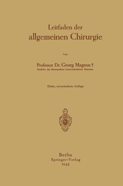Produktbild: Leitfaden der allgemeinen Chirurgie
