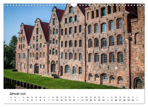 Produktbild: L&uuml;beck - Das Tor zur Ostsee (Wandkalender 2026 DIN A3 quer), CALVENDO Monatskalender