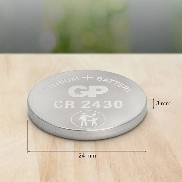 Produktbild: GP Knopfzelle CR2430 3V 1 St. 300 mAh Lithium GPCR2430STD738C1