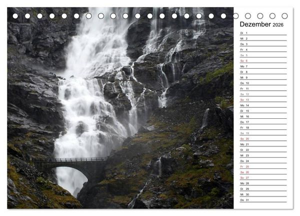 Produktbild: Norwegen und seine Sch&ouml;nheiten 2026 (Tischkalender 2026 DIN A5 quer), CALVENDO Monatskalender