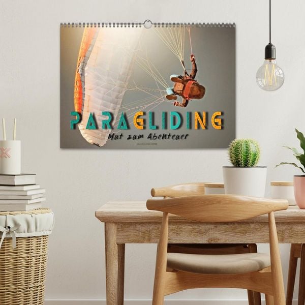 Produktbild: Paragliding - Mut zum Abenteuer (Wandkalender 2026 DIN A3 quer), CALVENDO Monatskalender