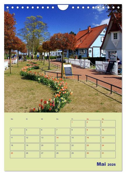 Produktbild: Sehnsuchtsort Ostseebad Boltenhagen (Wandkalender 2026 DIN A4 hoch), CALVENDO Monatskalender