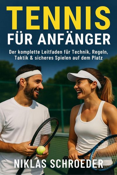 Produktbild: Tennis f&uuml;r Anf&auml;nger: Der komplette Leitfaden f&uuml;r Technik, Regeln, Taktik & sicheres Spielen auf dem Platz