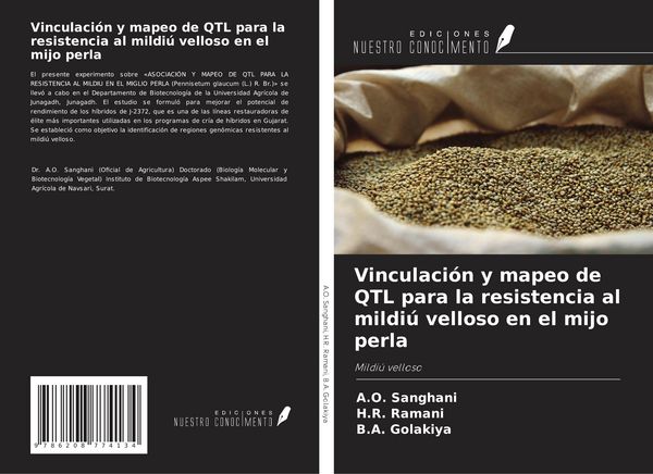 Produktbild: Vinculaci&oacute;n y mapeo de QTL para la resistencia al mildi&uacute; velloso en el mijo perla