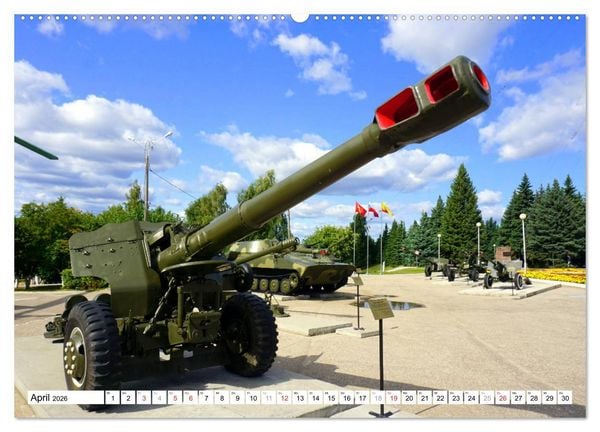 Produktbild: Stalinorgel und T-34 - Sowjetische Milit&auml;rhistorie (Wandkalender 2026 DIN A2 quer), CALVENDO Monatskalender