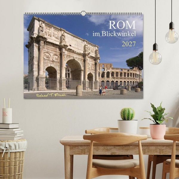 Produktbild: Rom im Blickwinkel (Wandkalender 2027 DIN A2 quer), CALVENDO Monatskalender