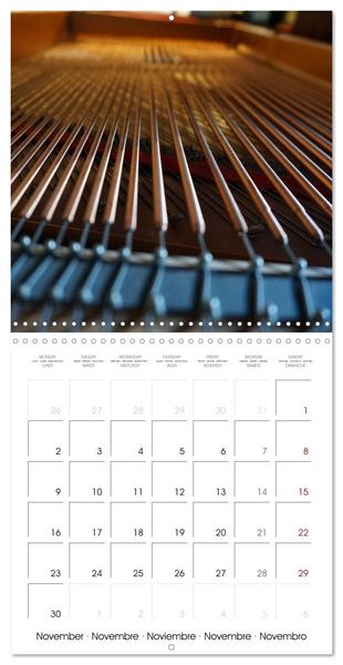Produktbild: Piano Moments (Wall Calendar 2026 12 &times; 12 Inch) CALVENDO 12 Month Wall Calendar
