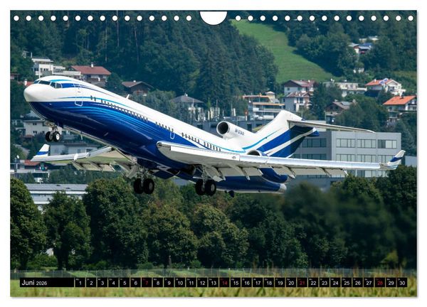 Produktbild: Flugzeugkalender (Wandkalender 2026 DIN A4 quer), CALVENDO Monatskalender