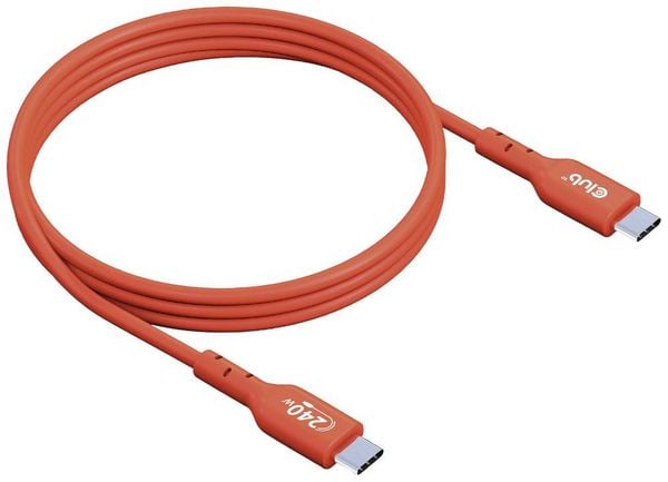 Produktbild: Club3D USB-C&reg; Kabel USB 2.0 USB-C&reg; Stecker 4.00m Orange CAC-1515