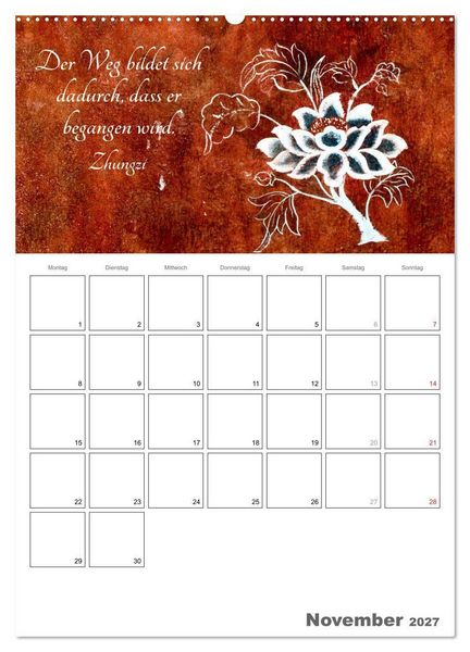 Produktbild: Harmonie und Freude Buddhistische Weisheiten 2027 (Wandkalender 2027 DIN A2 hoch), CALVENDO Monatskalender