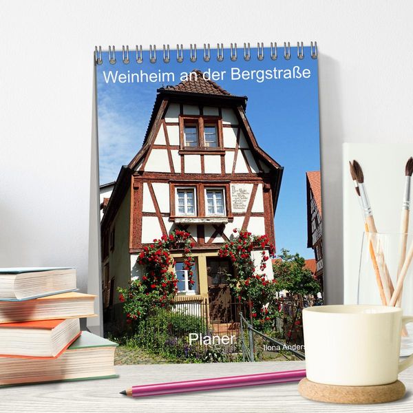 Produktbild: Weinheim an der Bergstra&szlig;e Planer (Tischkalender 2026 DIN A5 hoch), CALVENDO Monatskalender