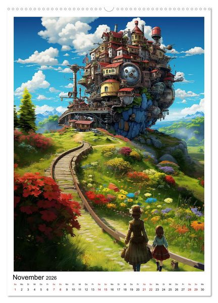 Produktbild: Anime Augenschmaus (Wandkalender 2026 DIN A2 hoch), CALVENDO Monatskalender