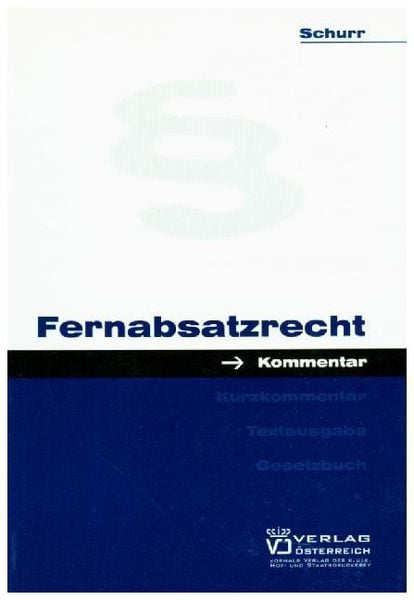 Produktbild: Fernabsatzrecht