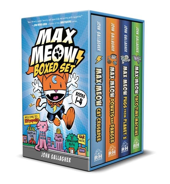 Produktbild: Max Meow Boxed Set: Welcome to Kittyopolis (Books 1-4)