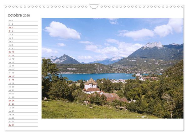 Produktbild: Coup d'&oelig;il sur le Lac d'Annecy (Calendrier mural 2026 DIN A3 vertical), CALVENDO calendrier mensuel
