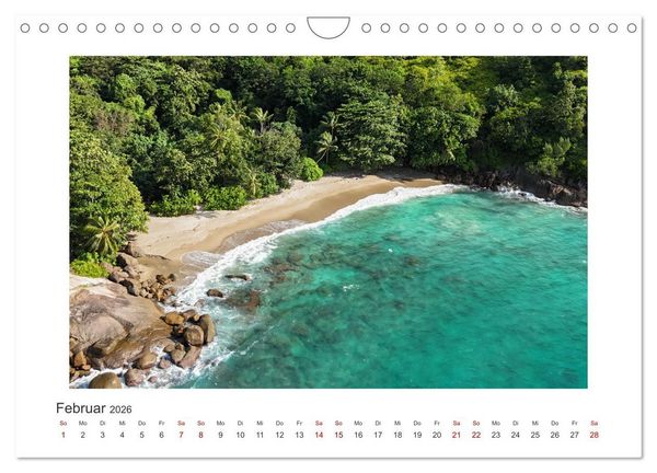 Produktbild: Seychellen - unterwegs mit Julia Hahn (Wandkalender 2026 DIN A4 quer), CALVENDO Monatskalender
