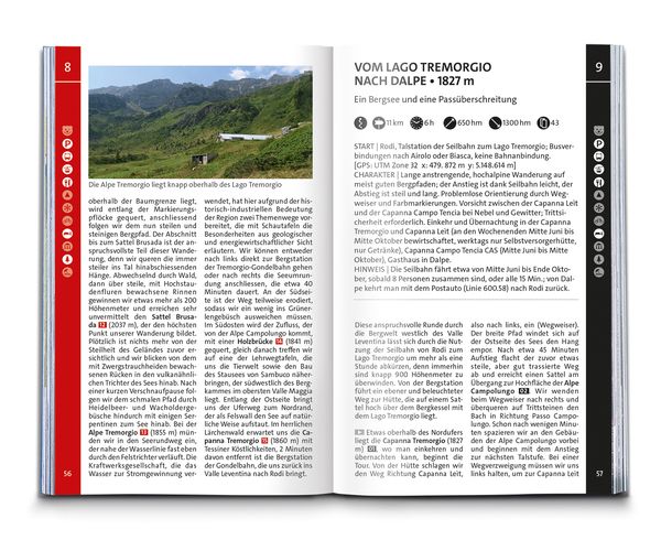 Produktbild: KOMPASS Wanderführer Tessin, 50 Touren mit Extra-Tourenkarte