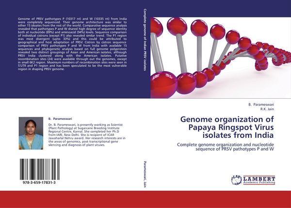 Produktbild: Genome organization of Papaya Ringspot Virus isolates from India