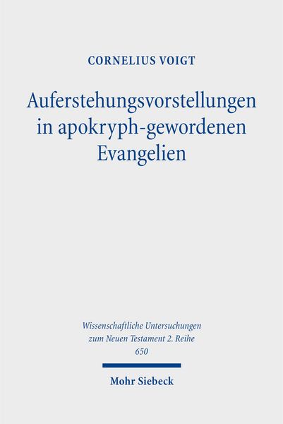 Produktbild: Auferstehungsvorstellungen in apokryph-gewordenen Evangelien