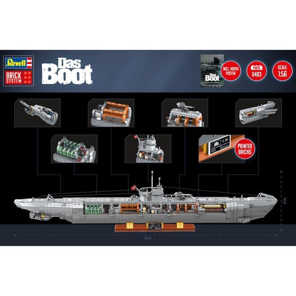 Produktbild: Revell 00960 U-Boot - Brick System Bausatz
