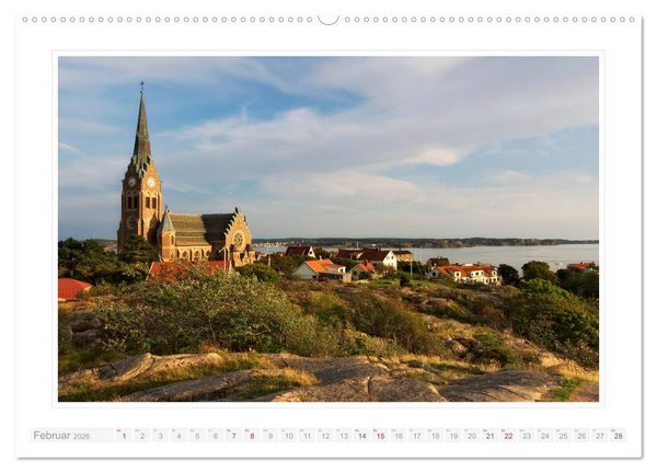Produktbild: Bohusl&auml;n. Lysekil - Fiskeb&auml;ckskil - Grundsund (Wandkalender 2026 DIN A2 quer), CALVENDO Monatskalender