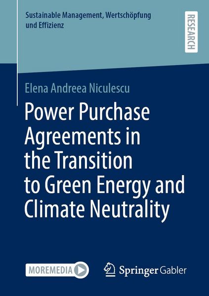 Produktbild: Power Purchase Agreements in the Transition to Green Energy and Climate Neutrality