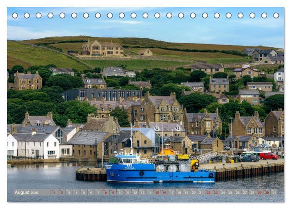 Produktbild: Orkney, Inselwelten aus Licht und Legenden. (Tischkalender 2026 DIN A5 quer), CALVENDO Monatskalender
