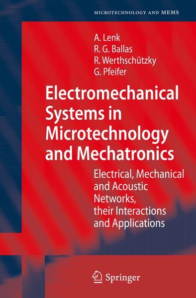 Produktbild: Electromechanical Systems in Microtechnology and Mechatronics