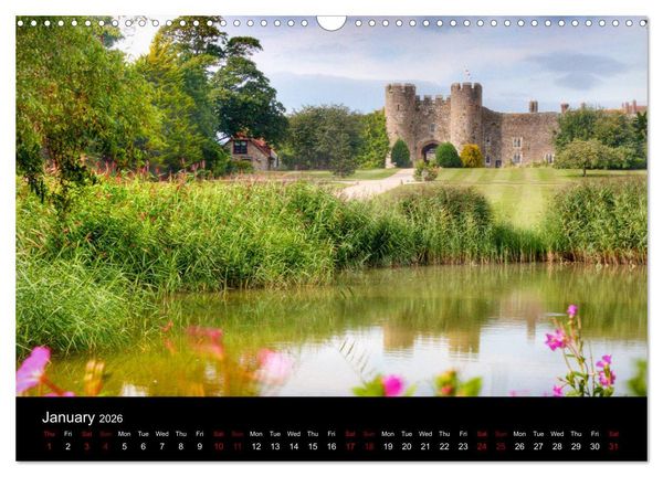 Produktbild: Castles of Kent and Sussex (Wall Calendar 2026 DIN A3 landscape), CALVENDO 12 Month Wall Calendar