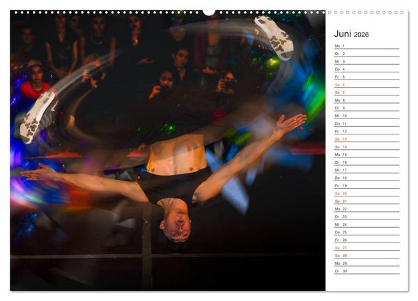 Produktbild: Break Dance B-boys & B-girls (hochwertiger Premium Wandkalender 2026 DIN A2 quer), Kunstdruck in Hochglanz