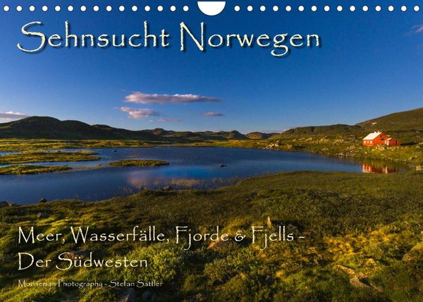 Produktbild: Sehnsucht Norwegen - Meer, Wasserf&auml;lle, Fjorde und Fjells - Der S&uuml;dwesten (Wandkalender 2022 DIN A4 quer)
