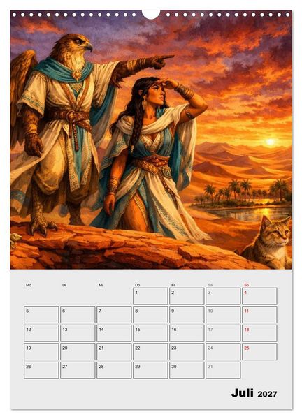 Produktbild: Mythische Gef&auml;hrten (Wandkalender 2027 DIN A3 hoch), CALVENDO Monatskalender