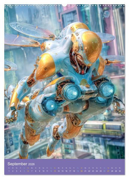 Produktbild: Fantasievoller Science-Fiction - Fantastische Welten (hochwertiger Premium Wandkalender 2026 DIN A2 hoch), Kunstdruck in Hochglanz
