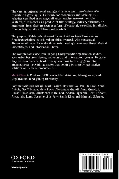 Produktbild: The Formation of Inter-Organizational Networks