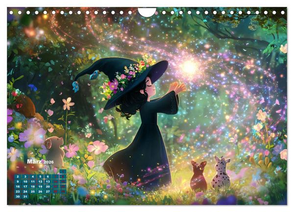 Produktbild: Zauber zur Mitternacht (Wandkalender 2026 DIN A4 quer), CALVENDO Monatskalender