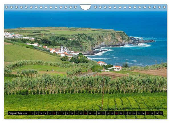 Produktbild: Perlen im Atlantik - Azoren (Wandkalender 2026 DIN A4 quer), CALVENDO Monatskalender