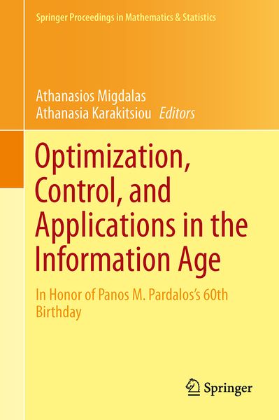Produktbild: Optimization, Control, and Applications in the Information Age