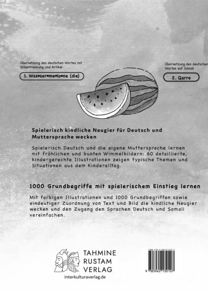 Produktbild: Meine ersten 1000 W&ouml;rter Bildw&ouml;rterbuch Deutsch-Somali, Tahmine und Rustam