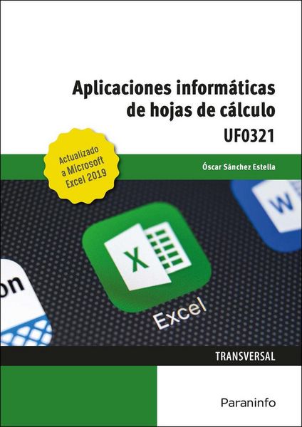 Produktbild: Aplicaciones inform&aacute;ticas de hojas de c&aacute;lculo. Microsoft Excel 2019