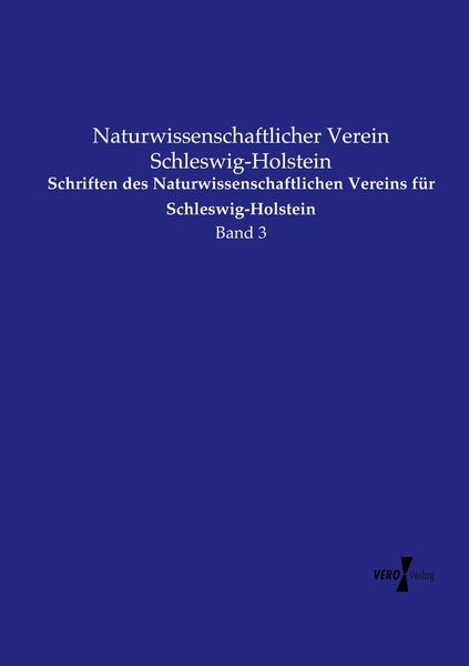 Produktbild: Schriften des Naturwissenschaftlichen Vereins f&uuml;r Schleswig-Holstein